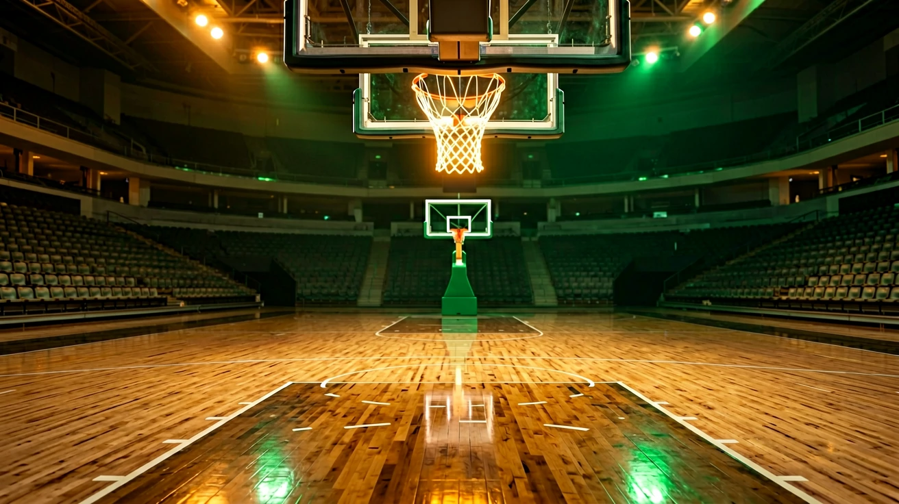 NBA ဘတ်စကက်ဘောလ်လောင်းကစားကို ပုံဆောင်သည့် အားကစားရုံ